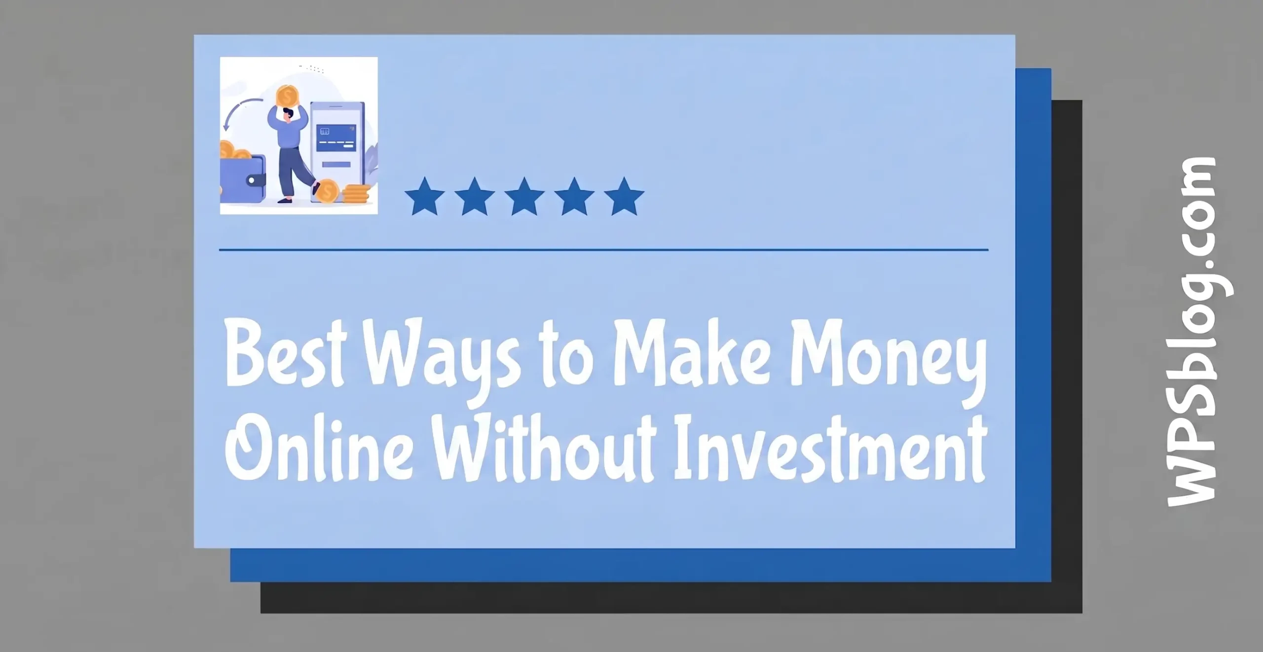 Make Money Online Without Investment