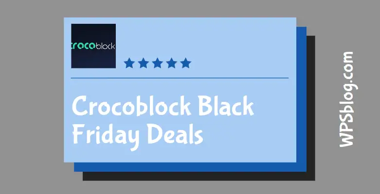 Crocoblock Black Friday Deals