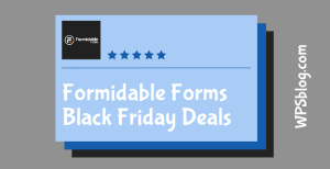 Formidable Forms Black Friday Deals