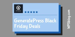 GeneratePress Black Friday Deals