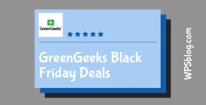 GreenGeeks Black Friday Deals