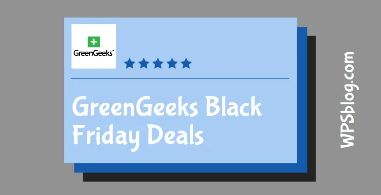 GreenGeeks Black Friday Deals