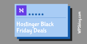 Hostinger Black Friday Deals